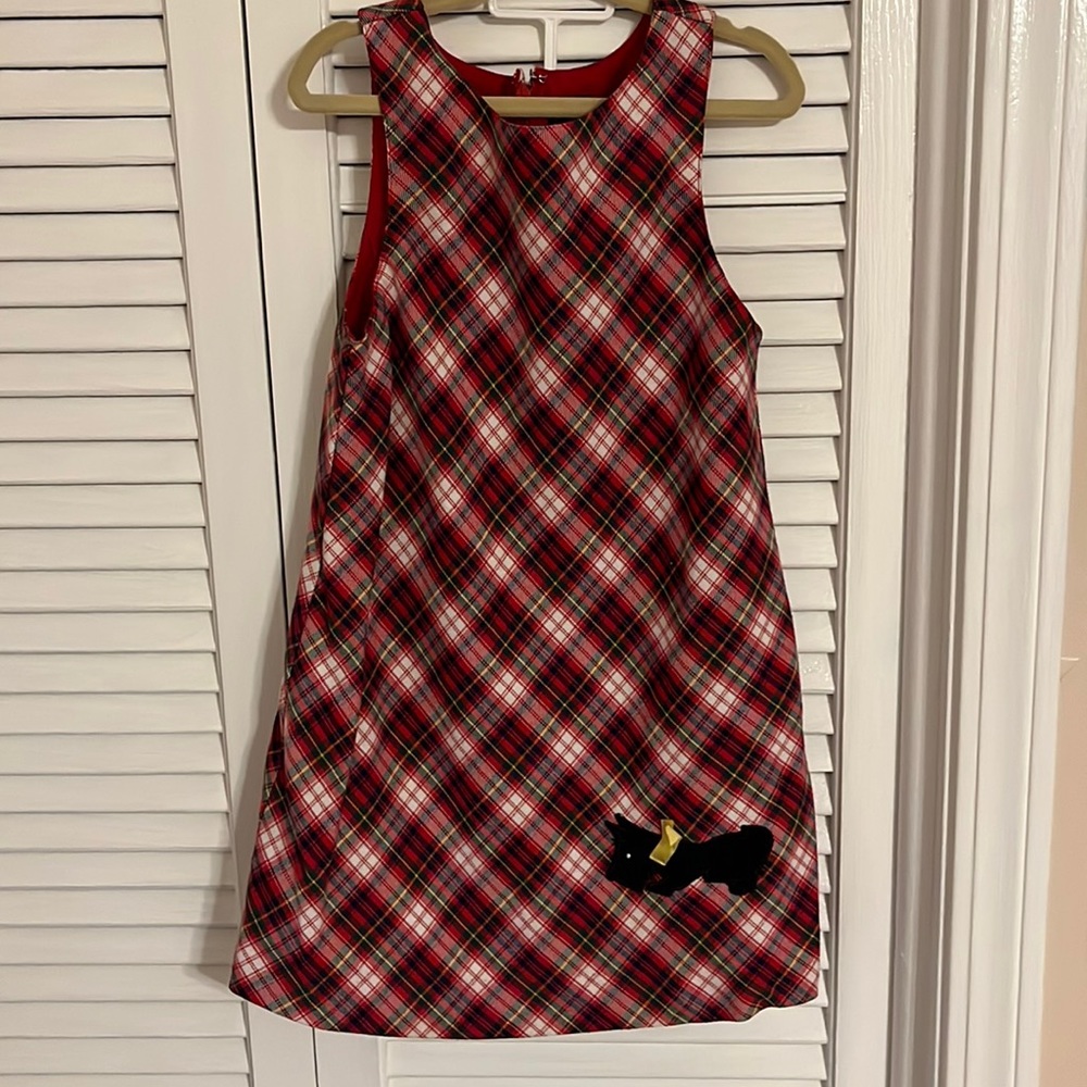 Scotty dog plaid jumper